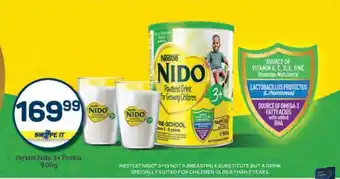 Pick n Pay Nestlé Nido 3+ Probio 900g offer