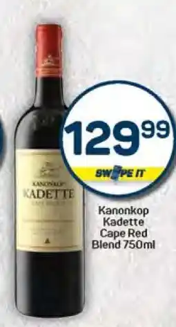 Pick n Pay Kanonkop Kadette Cape Red Blend 750ml offer