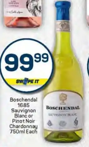 Pick n Pay Boschendal 1685 Sauvignon Blanc or Pinot Noir Chardonnay 750ml Each offer