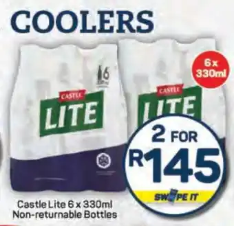 Pick n Pay Castle Lite 6 x 330ml offer