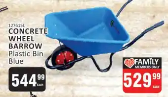 KitKat Cash and Carry CONCRETE WHEEL BARROW offer