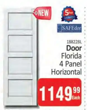 KitKat Cash and Carry Door Florida 4 Panel Horizontal offer