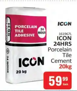KitKat Cash and Carry ICON 24HRS Porcelain Tile Cement 20kg offer