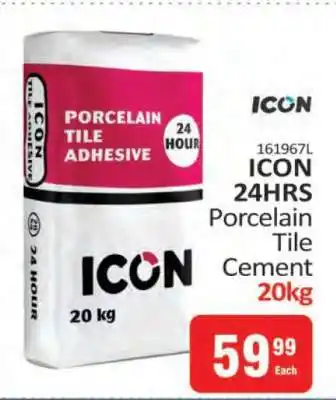 KitKat Cash and Carry ICON 24HRS Porcelain Tile Cement 20kg offer