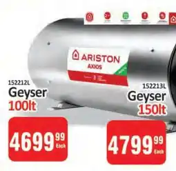 KitKat Cash and Carry Ariston Axios Geyser 100lt offer