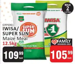 KitKat Cash and Carry IWISA/SUPER SUN Maize Meal 12.5kg offer