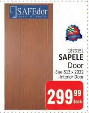 KitKat Cash and Carry SAFEdor SAPELE Door offer