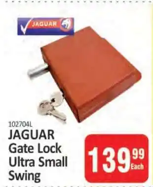 KitKat Cash and Carry JAGUAR Gate Lock Ultra Small Swing offer