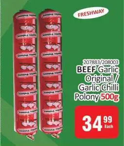 KitKat Cash and Carry BEEF Garlic Original / Garlic Chilli Polony offer
