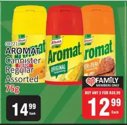 KitKat Cash and Carry Knorr Aromat Cannister Regular Assorted 75g offer