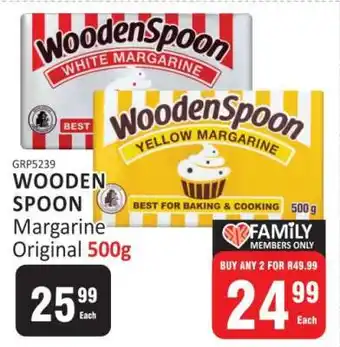 KitKat Cash and Carry WOODEN SPOON Margarine Original 500g offer