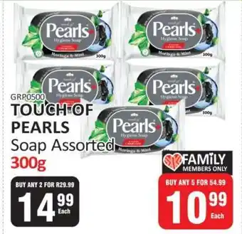 KitKat Cash and Carry TOUCH OF PEARLS Soap Assorted 300g offer