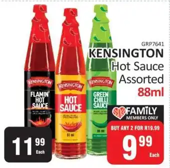 KitKat Cash and Carry KENSINGTON Hot Sauce Assorted offer