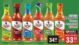 KitKat Cash and Carry NANDO'S Sauce Assorted 250ml offer
