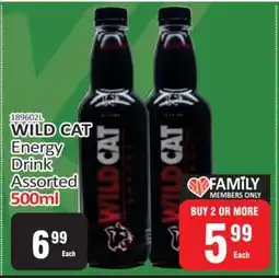 KitKat Cash and Carry WILD CAT Energy Drink Assorted 500ml offer