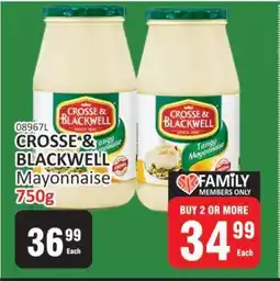KitKat Cash and Carry Crosse & Blackwell Mayonnaise 750g offer