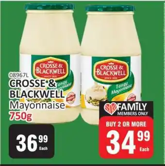 KitKat Cash and Carry Crosse & Blackwell Mayonnaise 750g offer