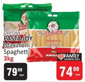 KitKat Cash and Carry PASTA JOY Macaroni / Spaghetti 3kg offer