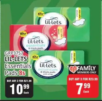 KitKat Cash and Carry LIL-LETS Essentials Pads 8s offer