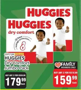 KitKat Cash and Carry Huggies Dry Comfort Jumbo Pack offer