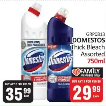 KitKat Cash and Carry Domestos Thick Bleach Assorted 750ml offer