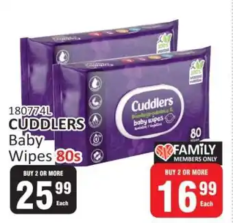 KitKat Cash and Carry CUDDLERS Baby Wipes 80s offer
