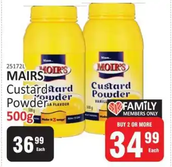 KitKat Cash and Carry MOIR'S CUSTARD POWDER 500g offer
