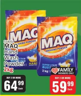 KitKat Cash and Carry MAQ Hand Wash Powder 2kg offer