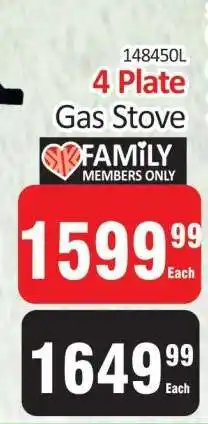 KitKat Cash and Carry 4 Plate Gas Stove offer