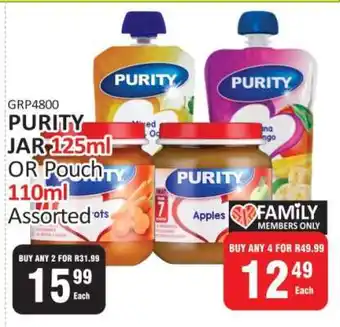 KitKat Cash and Carry Purity Jar 125ml or Pouch 110ml Assorted offer