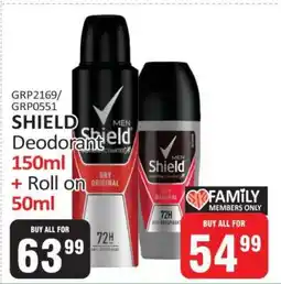 KitKat Cash and Carry SHIELD Deodorant 150ml + Roll on 50ml offer