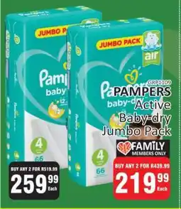 KitKat Cash and Carry Pampers Active Baby-dry Jumbo Pack offer