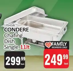 KitKat Cash and Carry CONDERE Chafing Dish Single 11lt offer