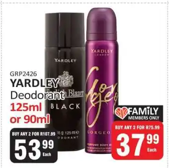 KitKat Cash and Carry Yardley Deodorant offer