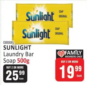 KitKat Cash and Carry Sunlight Laundry Bar Soap 500g offer