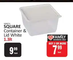 KitKat Cash and Carry SQUARE Container & Lid White offer