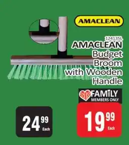 KitKat Cash and Carry AMACLEAN Budget Broom with Wooden Handle offer