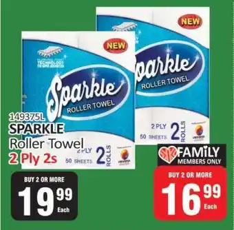 KitKat Cash and Carry SPARKLE Roller Towel 2 ply 2s offer