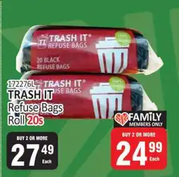 KitKat Cash and Carry TRASH IT Refuse Bags Roll 20s offer