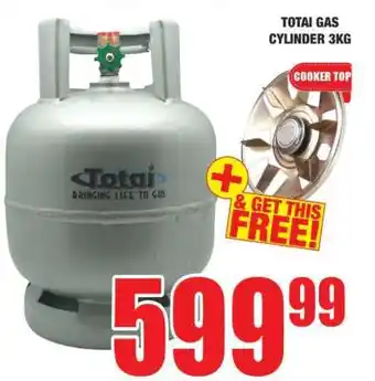 Boxer TOTAI GAS CYLINDER 3KG offer