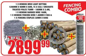 Boxer Fencing Combo offer