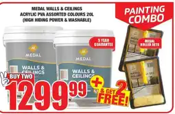 Boxer MEDAL WALLS & CEILINGS ACRYLIC PVA ASSORTED COLOURS 20L offer