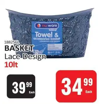 KitKat Cash and Carry BASKET Lace Design 10lt offer