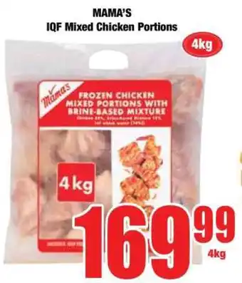 Boxer MAMA'S IQF Mixed Chicken Portions offer