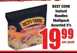 Boxer BEST COOK Instant Noodles Multipack Assorted 5's offer