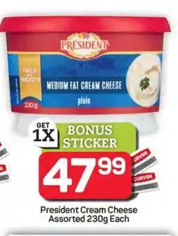 Pick n Pay Hypermarket PRESIDENT Cream Cheese offer