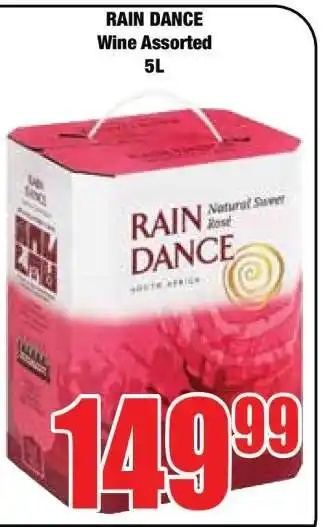 Boxer RAIN DANCE Wine Assorted 5L offer