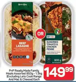 Pick n Pay Hypermarket PnP Ready Made Family Meals offer