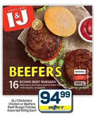 Pick n Pay Hypermarket I&J Beefers offer