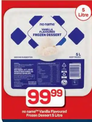 Pick n Pay Hypermarket no name Vanilla Flavoured Frozen Dessert 5 Litre offer